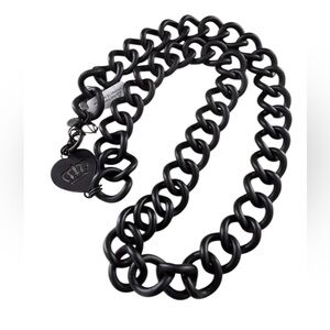 Bold Black Cuban Link Chain Jewelry